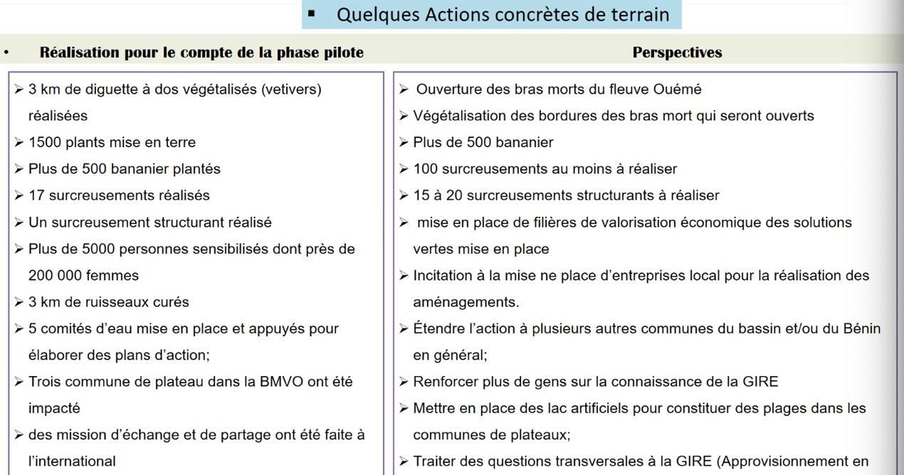 actions concrètes